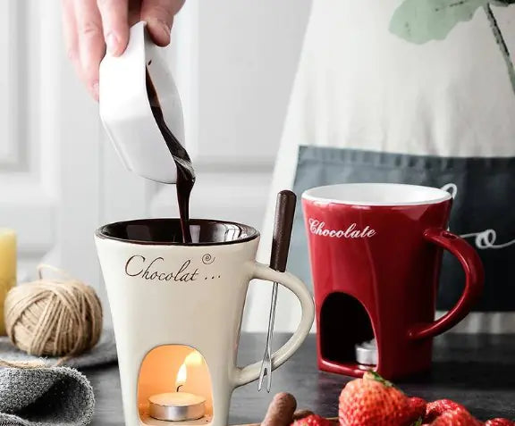 Taza de cerámica para fondue - imagen de referencia 1