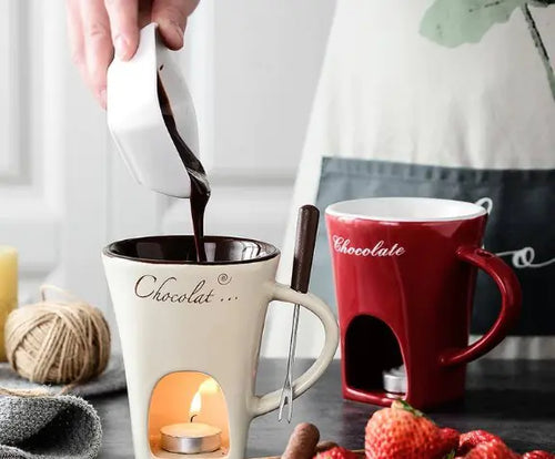 Taza de cerámica para fondue - imagen de referencia 1